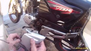 YBR 125 поменял заднюю звездочку первый раз за 53 тыс. км пробега