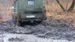Лебедка Т-МАХ 6500 на УАЗ