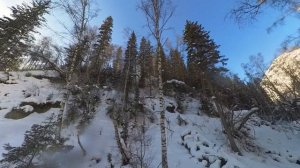 Прогулка по горным рекам и перевалам в зимний период: видео для вдохновения