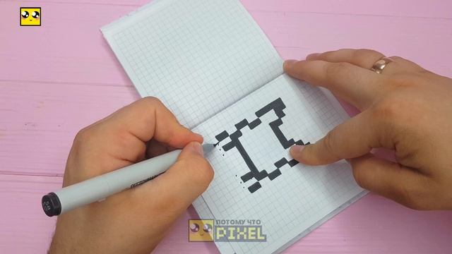 САМЫЙ МАЛЕНЬКИЙ ПИКАЧУ ПО КЛЕТОЧКАМ)) РИСУНКИ PIXEL ART