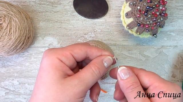 Как сшивать игрушки амигуруми: открытые детали по кругу: Голова+Тело. Амигуруми. Amigurumi
