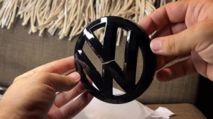 Значки-эмблемы golf 6 чёрные