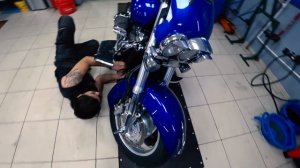 #17 Honda VTX 1800 || Потёк радиатор || Ставим стоковый корпус воздушного фильтра ||