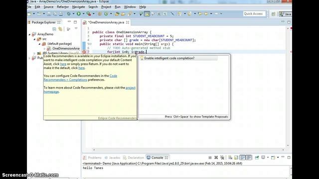Declare and initialize array in java смотреть онлайн