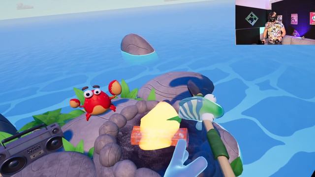 ЗАСТРЯЛ НА ОСТРОВЕ С КРАБОМ! | Island Time VR смотреть онлайн