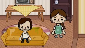 ОТЕЦ БЬЁТ ЖЕНУ И ДОЧЬ В TOCA LIFE WORLD