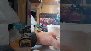 Смесь из клея ПВА и мелких опилок.