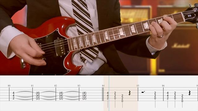 AC/DC - Thunderstruck - Guitar Tab | Lesson | Cover | Tutorial смотреть онлайн