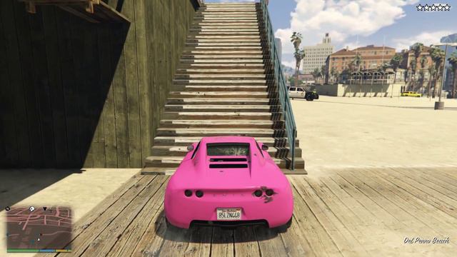 Grand Theft Auto V (Michael Drive Coil Voltic, Super Car) Michael Throw Sticky Bomb on Police Car смотреть онлайн