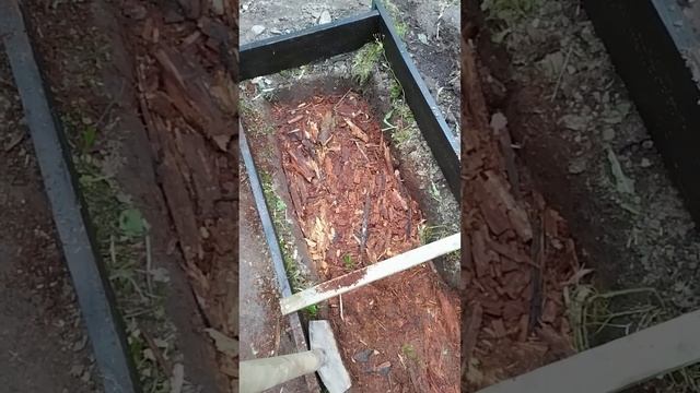 Грядка№8: 3)Засыпаю траншею древесами и гнилушками 2023сен20-21 смотреть онлайн