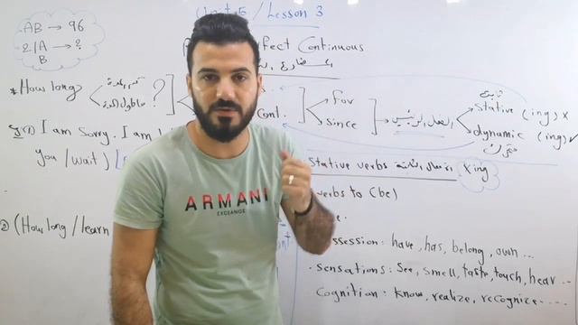 المحاضرة 10 / الوحدة 5 / المضارع التام المستمر Present Perfect Continuous / استاذ يوسف الربيعي смотреть онлайн