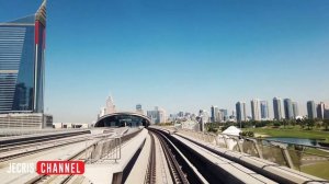 Dubai Metro Ride | Ibn Battuta to Mall of the Emirates - Dubai Metro Front View | Dubai City - UAE