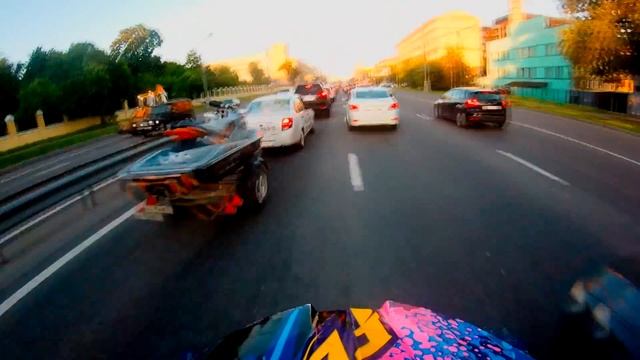 Как уйти от мотобата на питках :D смотреть онлайн