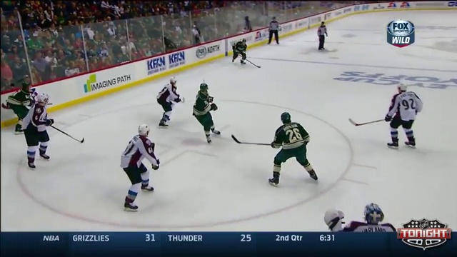 НХЛ. Миннесота - Колорадо - 1:0 ОТ (21/04/14) смотреть онлайн