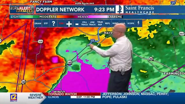 12-10-2021 KFVS 724pm Tornado Coverage смотреть онлайн