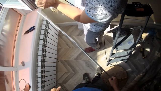 Как заменить сломанную ручку на алюминиевом окне от другой фурнитуры? меняем приемник и тягу смотреть онлайн