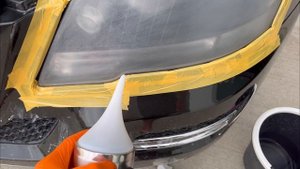 Полировка фар химическим способом