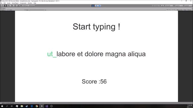 Typing game - devlog 1 [Unity 3d] смотреть онлайн