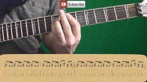 How To Play Iron Maiden - The Trooper (Main Riff & Verse) Как играть, Guitar lesson