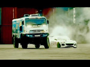 КАМАЗ и Mazda — парный дрифт Эдуарда Николаева с Мэд Майком Уидеттом