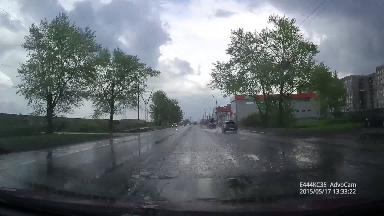 Вологда - Череповец. Вся трасса. ч. 5_5 (timelapse 3.0x) смотреть онлайн