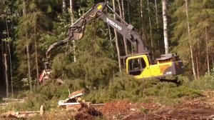 Харвестер Volvo.