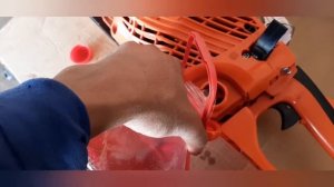 testing a new chain saw  (ECHO  cs-310-es)