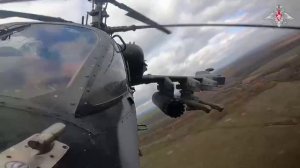 Боевая работа расчетов Ка-52