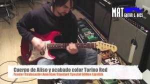 Fender Stratocaster American Standard LIPSTICK Torino Red.