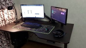 Видеоотзыв о столе с электроприводом от нашего клиента Дмитрия | стол Ergostol Start