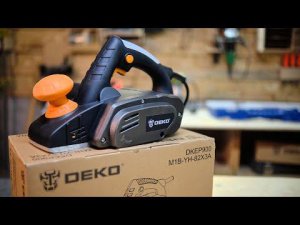 Unpacking and Testing Electric Planer Power Tool DEKO DKEP900  900W -  MayDiy