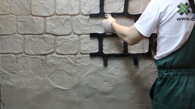 Технология устройства декоративной печатной штукатурки Домаск.