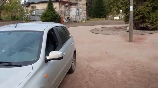 Создание парковки, дренажа, газона, результат работ. смотреть онлайн