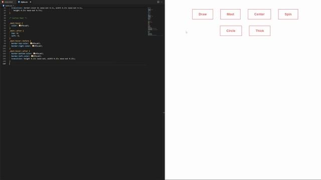 How to make a button on CSS and HTML?  Six button with CSS Border Transitions