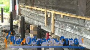 Ремонт фундамента винтовыми сваями