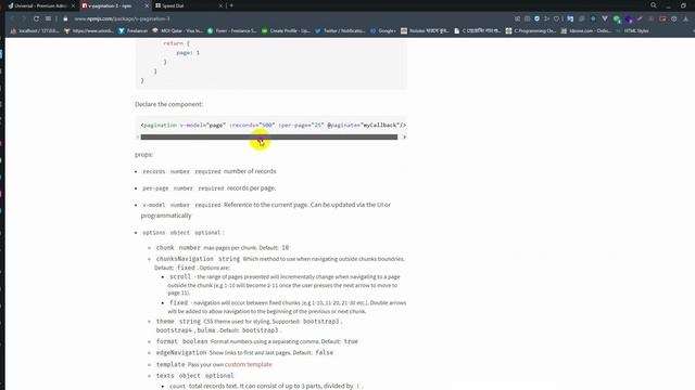 Laravel - Vue3 - Multiauth library management 18 ( vue pagination )