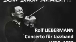 Rolf Liebermann Concerto für Jazzband und Sinfonieorchester