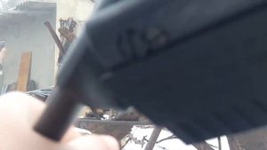 Пневматический пружыно поршневой пистолет