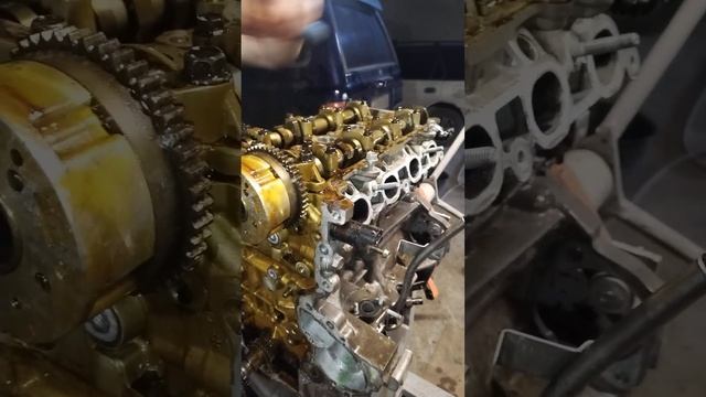 Хюндай Солярис кап ремонт двс 1часть разборка смотреть онлайн