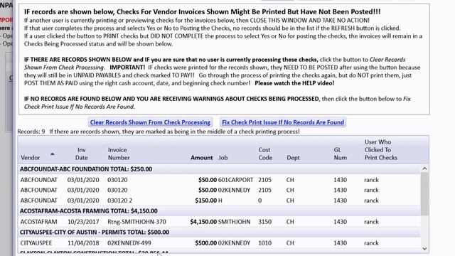 How CHS Handles Checks That Were Printed But Not Posted смотреть онлайн