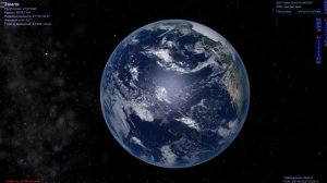 Вращение Земли (Время ускорено в 256 раз) Earth's rotation (Time is accelerated 256 times)