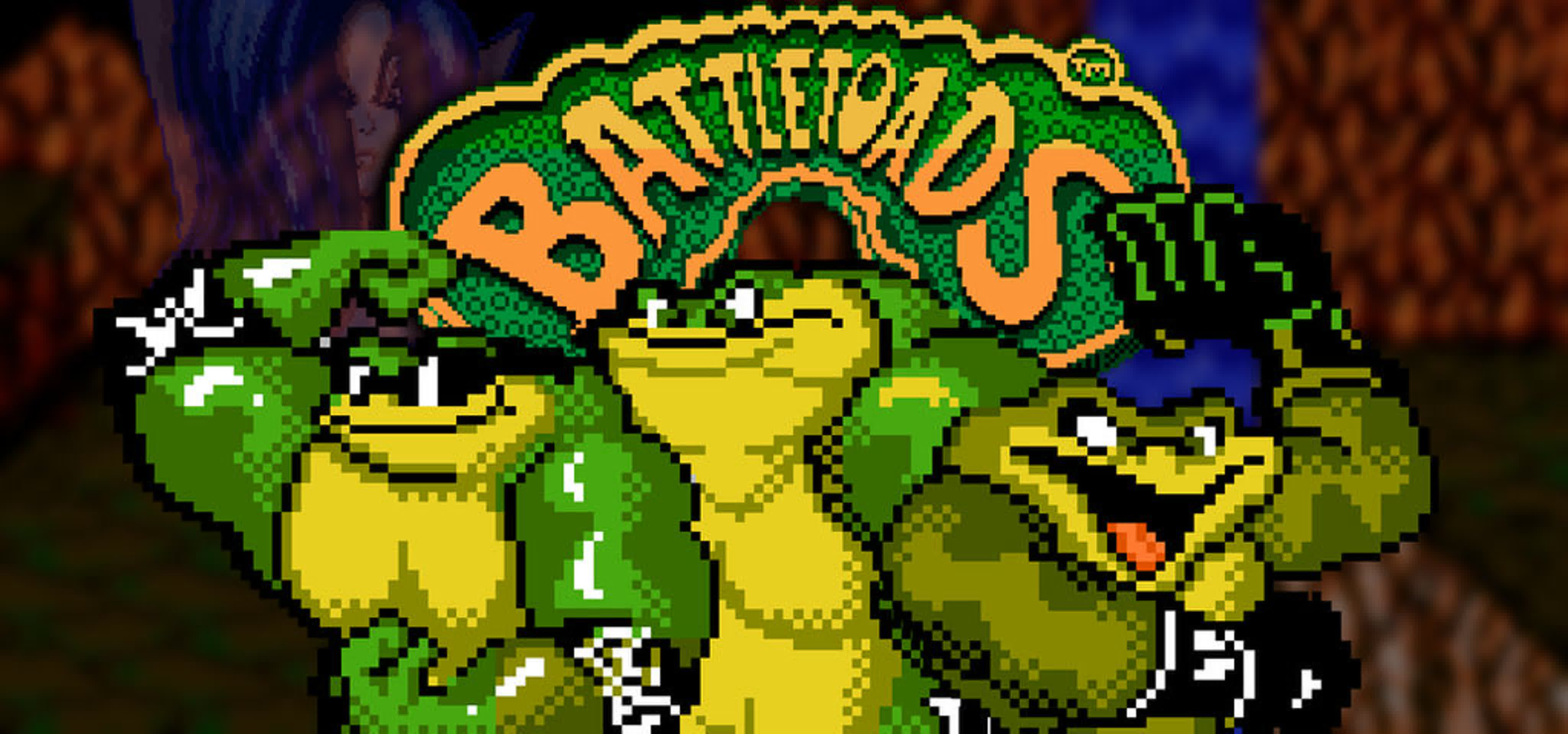 Battletoads Sega лягушки