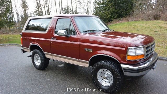 1996 Ford Bronco смотреть онлайн