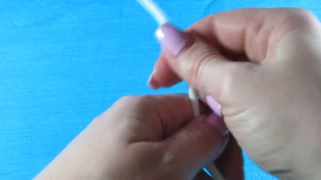 Круглый темляк из паракорда.