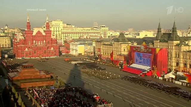 Торжественный марш, посвященный 74-й годовщине Парада 7 ноября 1941 года 11/07/15 смотреть онлайн