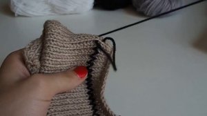 Вышиваем по вязаному полотну