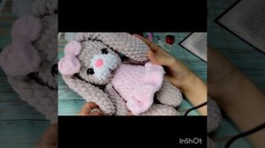 Мастер-класс по вязанию зайки 27 см.Презентация.Материалы.