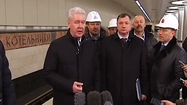 Строительство станции метро «Котельники» 29.12.2014