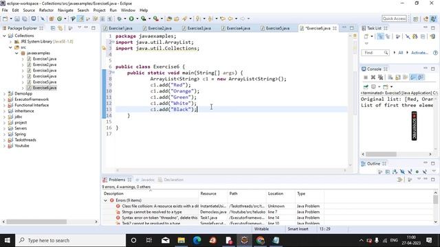 Write a java program to test an array list is empty or not смотреть онлайн