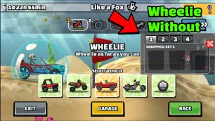 Hill Climb Racing 2 - Wheelie Without Parts (Like A Fox)